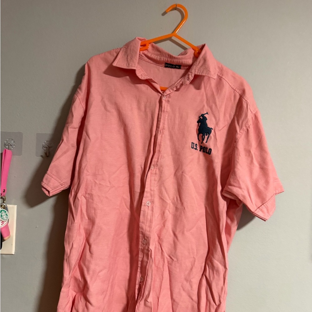 Polo by Ralph Lauren Pink Casual Button Down Shirt